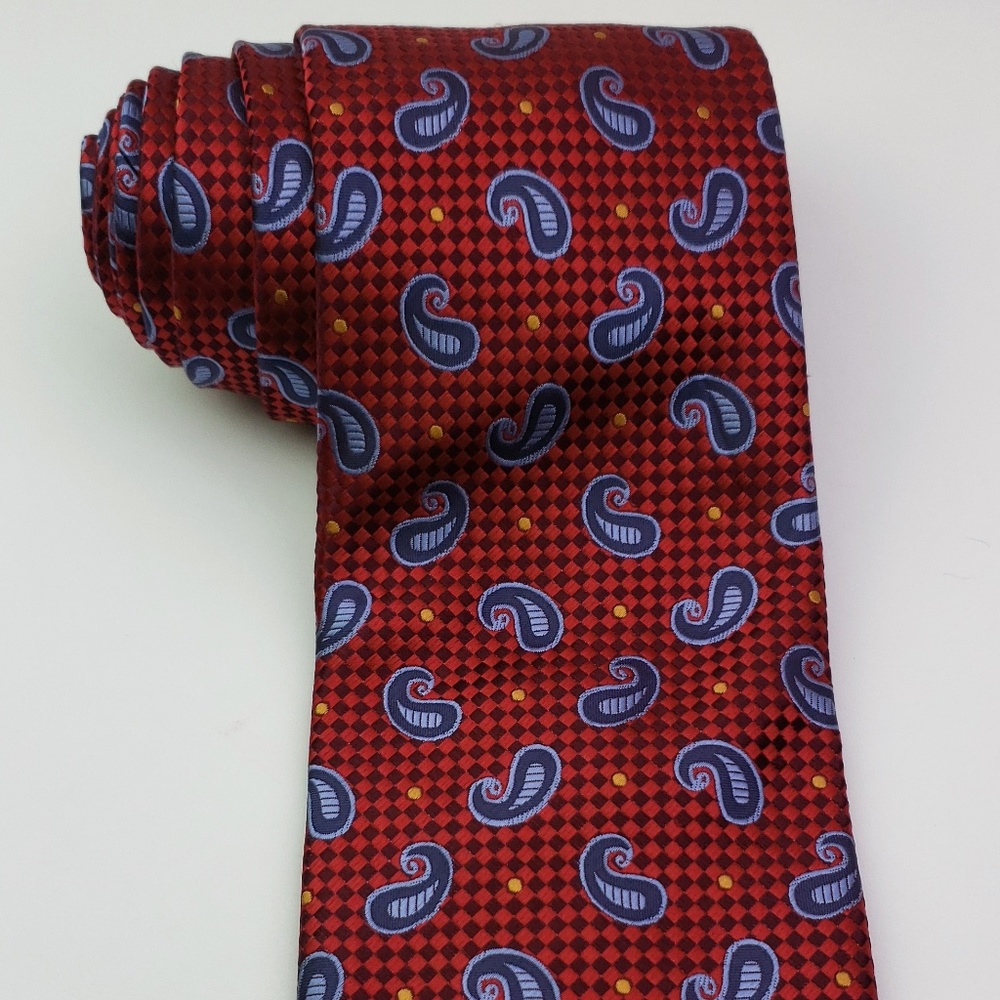 Henry Jacobson 100% Silk Neck Tie Handmade
